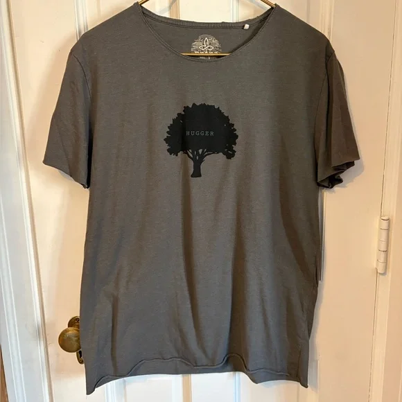 PRANA Mens Tree Hugger Journeyman Short Sleeve Tee T-Shirt SZ Large. Grey - Picture 3 of 9